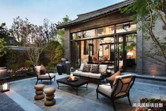 中式別墅庭院設計要素及設計注意事項（效果圖）